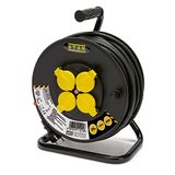 Professionele Icecat Professionele elektrische kabelhaspel, 4 stopcontacten en Schuko-stekker, H07RN-F3G1.5MM2, 25M, GS (TUV), IP44