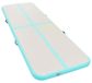 Airtrack Tapis de gymnastique gonflable - Poutre d'équilibre - 600x100x10 cm - Avec pompe - Tapis d'entraînement en PVC pour la gymnastique - Vert olive