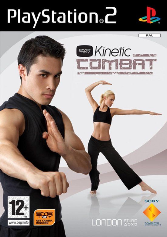 Sony Playstation Eye Toy Kinetic: Combat - PlayStation 2 - Standard Edition - DVD-ROM