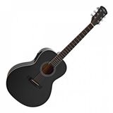 Gear4music Parlour Elektro-akoestische Gitaar, Zwart