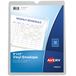 Avery 74804 transparante vinylenveloppen met duiminkeping, 9" x 12", duidelijk (Pack van 10)