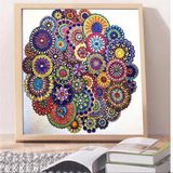 New Age Devi Diamond painting set | prachtige mandala | 30x30cm | inclusief sorteerdoos