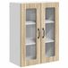 vidaXL Wandkast LUCCA Sonoma Eiken 60 x 31 x 80 cm