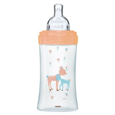 dodie Babyfles Initiation+ 270ml Gr. 2 vanaf 6 maanden Beige
