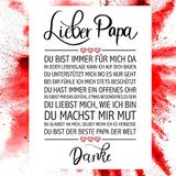 Close Up Bester Papa - Dank u citaten poster - deco cadeau voor Vaderdag, verjaardag, Kerstmis, elke dag - 30 x 40 cm, premium kwaliteit