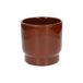 Dille &amp; Kamille Icecat Cache-pot 'Mara', céramique, terracotta Ø 16
