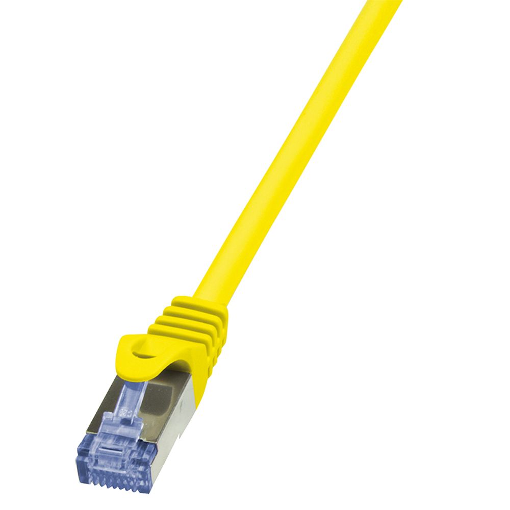 LogiLink Cat6A S/FTP Netwerkkabel - 1m - Geel