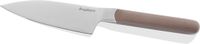 BergHOFF Home Elements Santokumes 11,5 cm – Couteau de chef japonais avec lame antiadhésive pour légumes, poisson et viande – Acier inoxydable ultra-tranchant, manche ergonomique et couteau lavable au lave-vaisselle – Aubergine