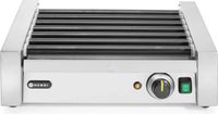 HENDI Worstenroller grill – één zone – 7 rollers – snelle verhitting – 525x365x176 mm