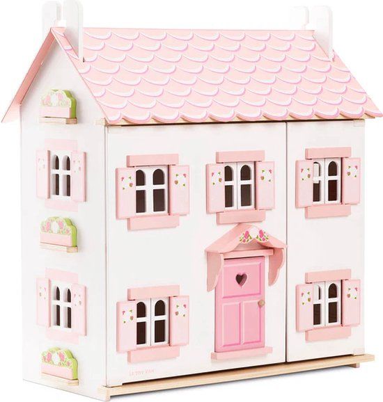 Le Toy Van Sophie's Huis - Roze/Wit - Hout - 3+ jaar