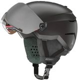 Atomic Savor Visor Jr Skihelm met vizier, zwart, maat S, voor kinderen en jongeren