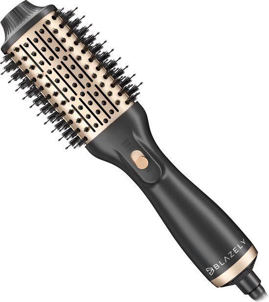 Blazely 4-in-1 Föhnborstel Rond - Keramische Magic Brush - Lang/Kort/Stijl/Krullen - 1200W - Airstyler