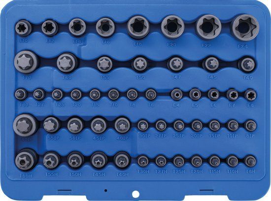 BGS Bit- en dopsleutelset Torx 52 delig