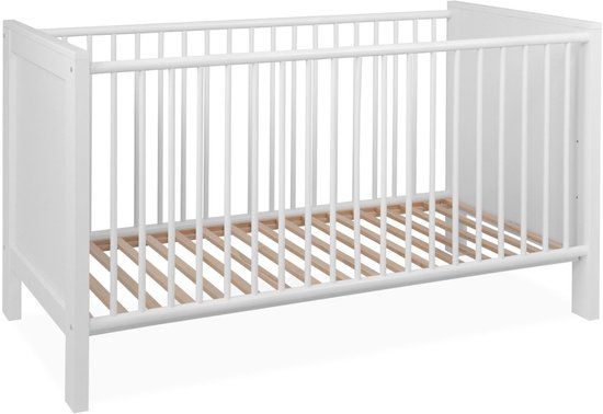 Finori Landwood Ledikant - Wit - Matrasmaat: 60 x 120 cm