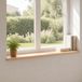vidaXL - Raamprofielen - 2 stuks - Naturel - 120 x 20 x 2 cm - Massief beukenhout