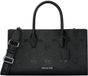 Michael Kors Mirella Medium Logo Debossed Satchel