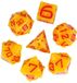 HOT Games dobbelstenen set kunststof 7-delig voor spelplezier.