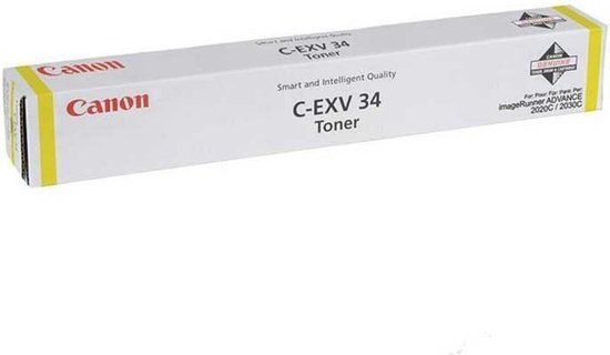 Canon C-EXV34 - Gele toner cartridge - 19000 pagina's - Origineel