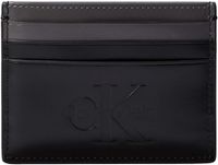 Calvin Klein Portemonnee Leer Mannen Volwassenen Herfst/Winter Donkergrijs/Zwart
