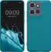 kwmobile telefoonhoesje geschikt voor Motorola Edge 60 Neo / Edge 50 Neo / ThinkPhone 25 - Hoesje voor smartphone - Back cover in petrol