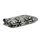 Möve Brooklyn Botanic Douchehanddoek 80 x 150 cm Nature/Black