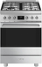 SMEG C6GMXNLK2 Classici Gasfornuis met Elektrische Oven - RVS