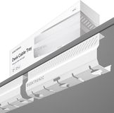 Desktronic Kabelgoot 2 x 43cm - Wit