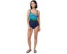Aquafeel 23029 Tankini Bleu Rayé 46 / C Femme