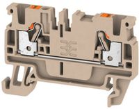 Weidmüller 1521850000 Doorgangsklem 5.1 mm Spanveer Grijs 100 stuk(s)