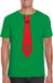 Bellatio Decorations Shoppartners Bv Groen t-shirt met Marokkaanse vlag stropdas heren - Marokko supporter XXL