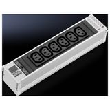 Rittal 7856070 PSM stopcontactmodule C13 6-voudig zwart niet schakelbaar met overstroombeveiliging