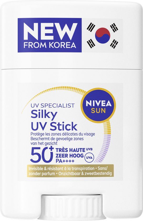 NIVEA SUN UV Face Silky Zonnebrand Stick Gezicht SPF 50+