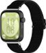 Strap-it Bande élastique Nylon Noir Convient pour Huawei Watch Fit 3 / 4 / 4 Pro / 5 / 5 Pro