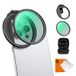 K&amp;F Concept K&F Concept smartphone magnetische CPL filter 67mm met clip voor professionele mobiele fotografie