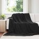 vidaXL Plaid Zwart 220 x 240 cm Fleece