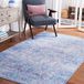 Safavieh Traditioneel tapijt voor machinewasbaar en antislip - Ideaal voor drukke gebieden - Tucson Collection, korte pool, beige en grijs, 120 x 120 cm