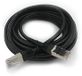 Câble RJ45, Cat.6, F/UTP, blindé, cuivre, droit, noir, 5 mètres
