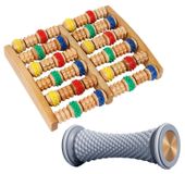 Merkloos Houten Voetmassage Tool - Voor verlichting van pijn en fasciitis