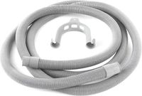 Nedco Afvoerslang + bocht voor Wasmachine - 19-22mm - 1.5m - Grijs