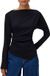VERO MODA VMMILLE LS BOATNECK SHORT TOP JRS NOOS T-shirt Femme