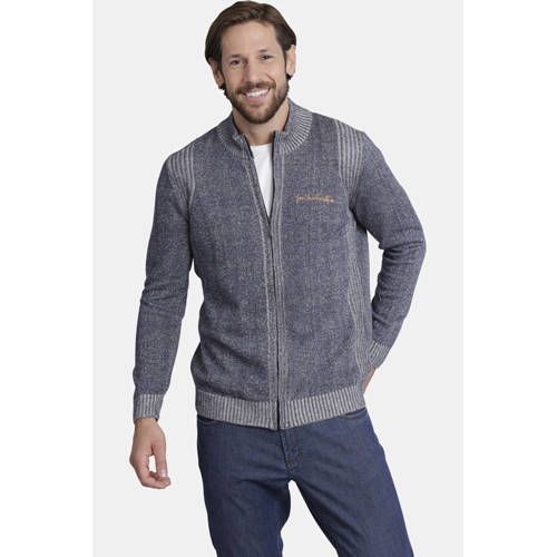 Jan Vanderstorm INGRABAN vest heren donkerblauw