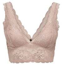 ONLY ONLY voorgevormde bralette ONLCHLOE beige