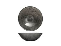 H&H Charm Black Set 6 Bowl, glas, 15cm