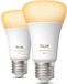 Philips Hue LED-lamp A60 E27 6W 1000-2000K 810 lumen dimbaar 2 stuks