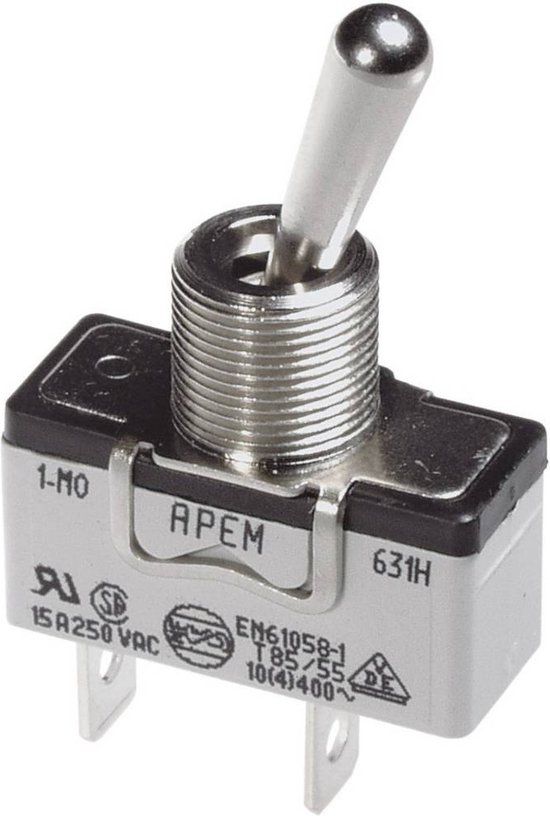 Hendelschakelaar APEM 657H/2 Tuimelschakelaar
