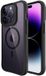 Buddi Hybrid - Hoesje Geschikt voor Apple iPhone 14 Pro Max - Compatibel met MagSafe - Back Cover met Magneet - Magnetische Beschermhoes - Transparant Zwart