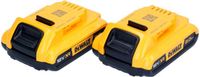 DEWALT DCB183D2-XJ - Gereedschapsaccu Set - 18V 2Ah Li-ion