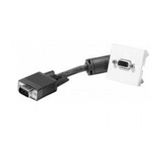Neklan 2051052 VGA-kabel, 30 m, zwart/wit
