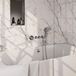 Brauer Brushed Carving Thermostatische Inbouw Badkraan Badvulcombinatie