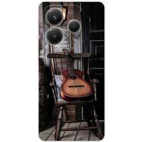 Xiaomi Bedrukt siliconen hoesje compatibel met Xiaomi Redmi Note 14 5G Guitare